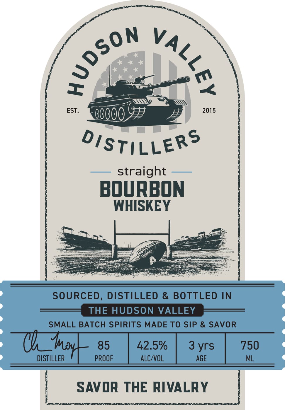 Hudson Valley Distillers label
