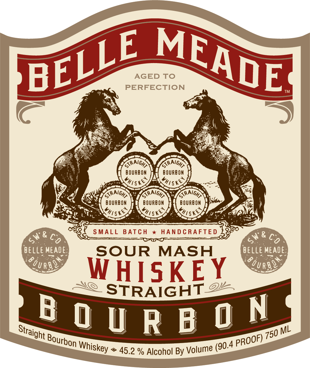 Belle Meade Bourbon label