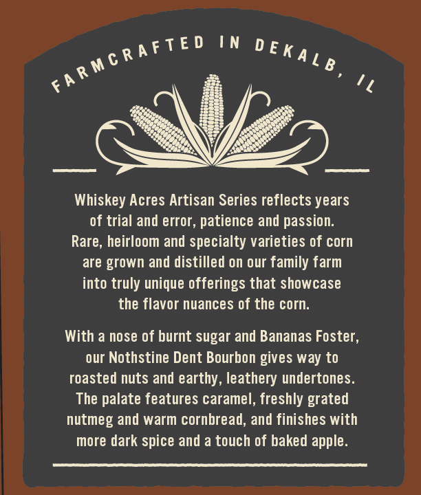 Whiskey Acres Distilling CO Nothstine Dent label image 2
