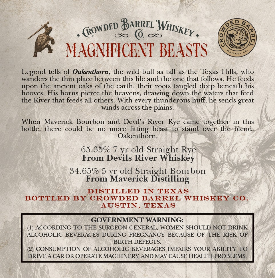 Magnificent Beasts Oakenthorn label image 2