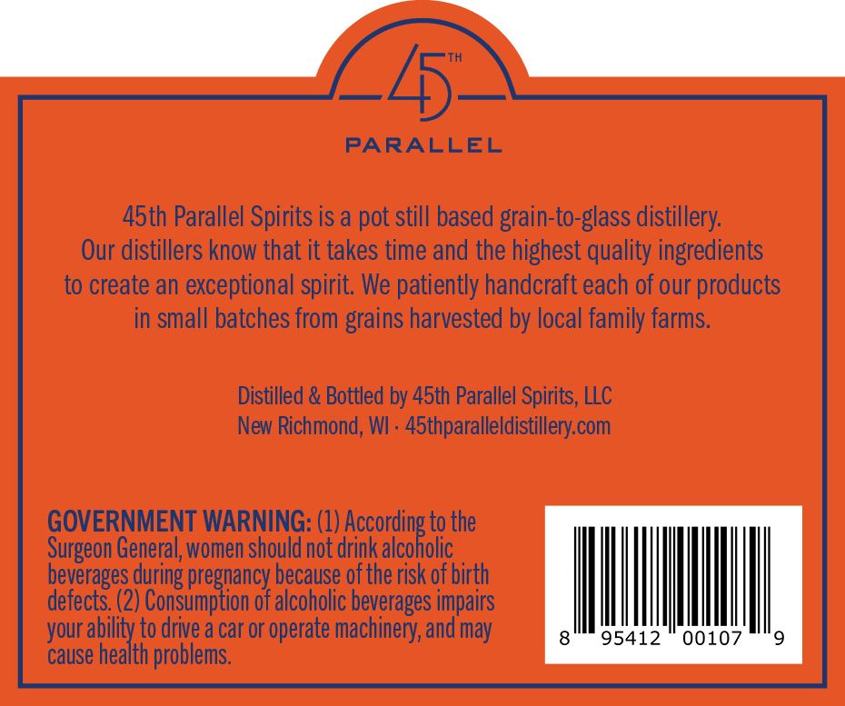 45TH Parallel Walbec label image 2