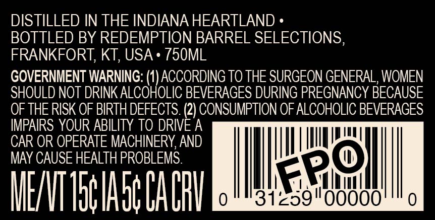 Redemption Barrel Proof label image 2