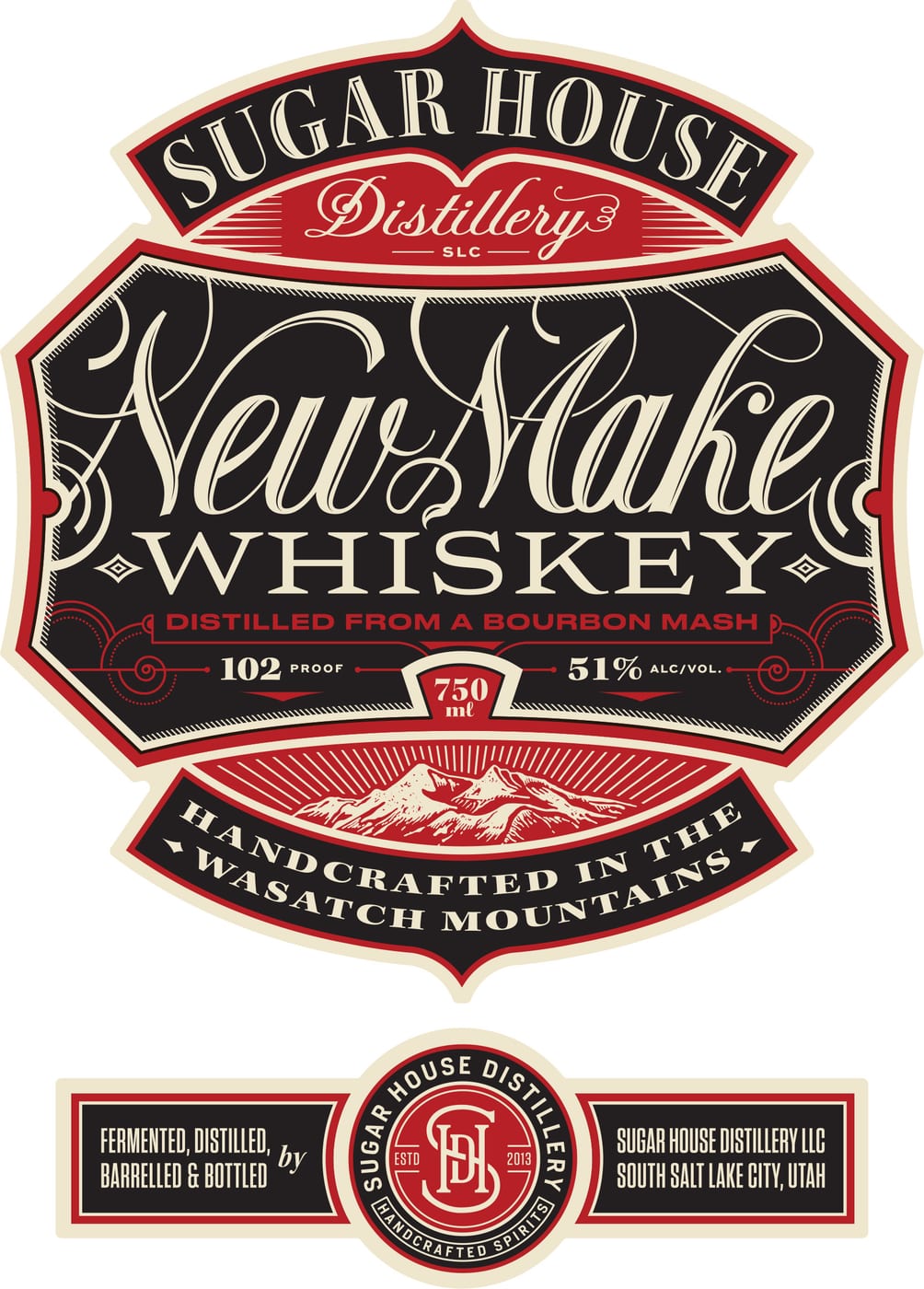 Sugar House Distillery label