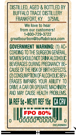 Buffalo Trace Distillery Experimental Collection label image 2