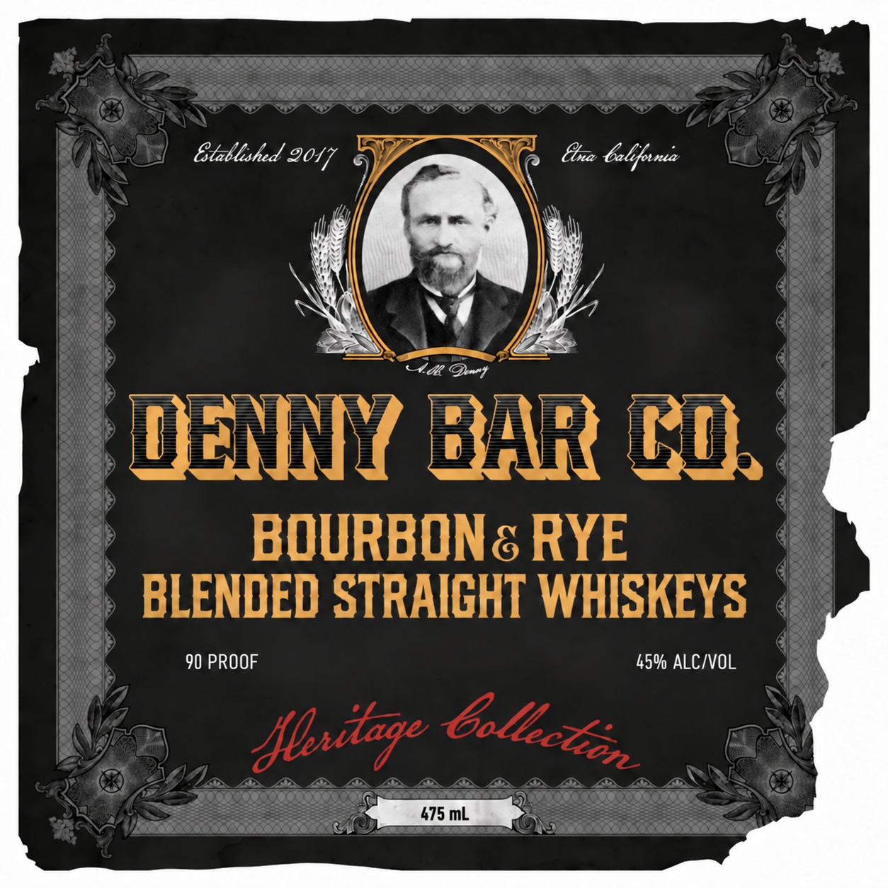 Denny Bar CO. label