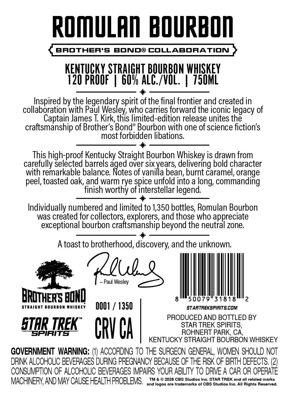 Star Trek label