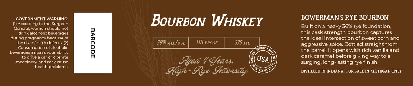 Bowerman Farms Distillery label image 2