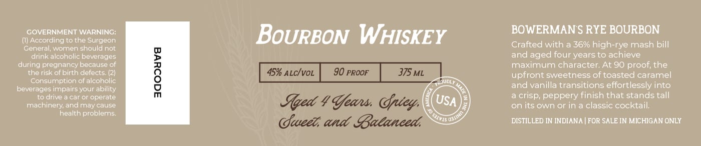 Bowerman Farms Distillery label image 2