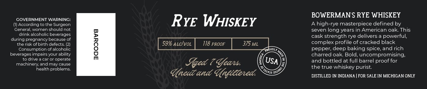 Bowerman Farms Distillery label image 2