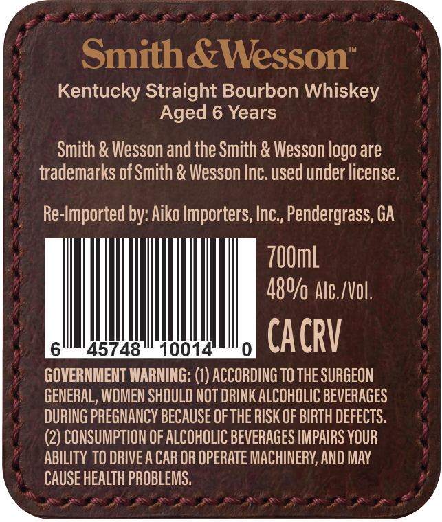 Smith & Wesson label image 2