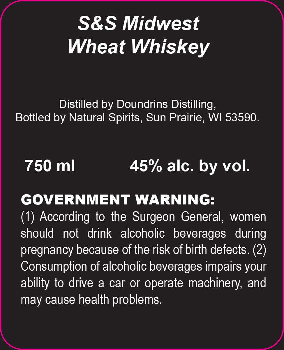 Natural Spirits label