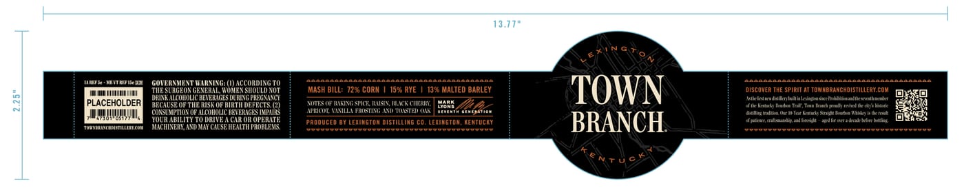 Town Branch 10YR label