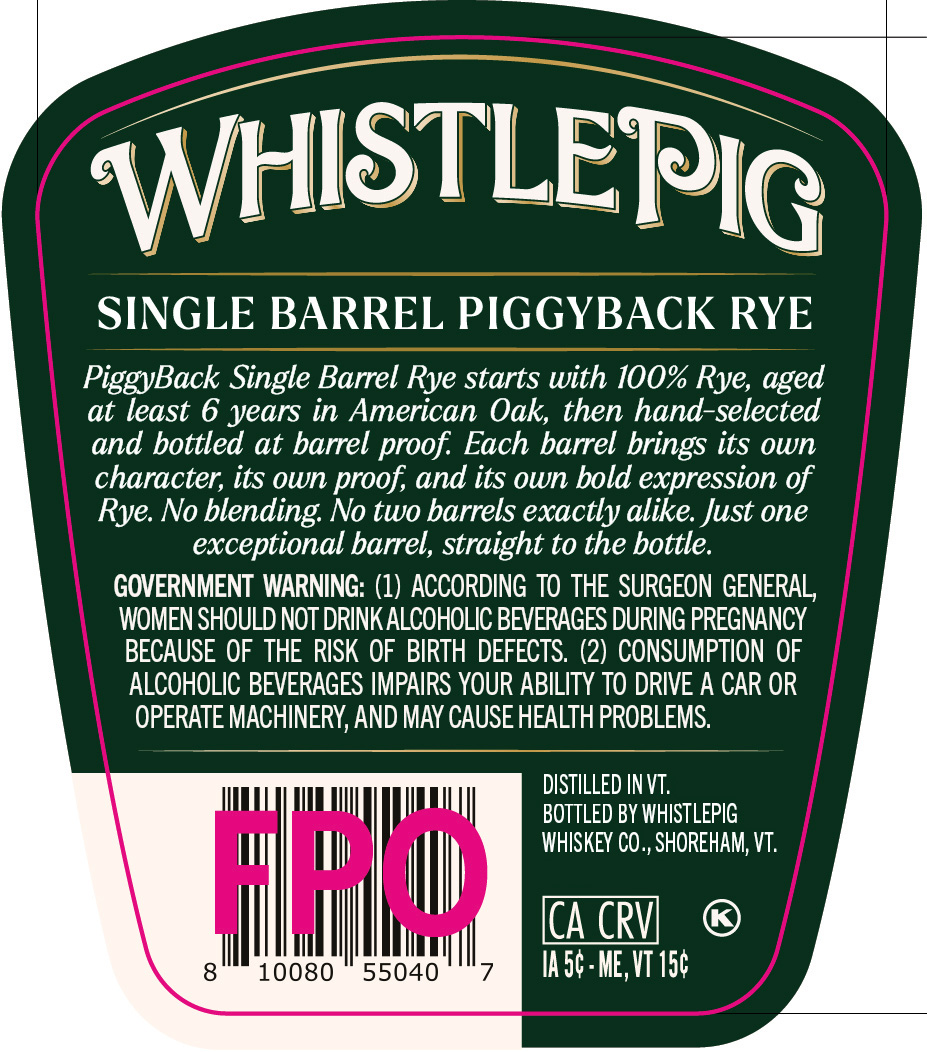 Whistlepig label image 4