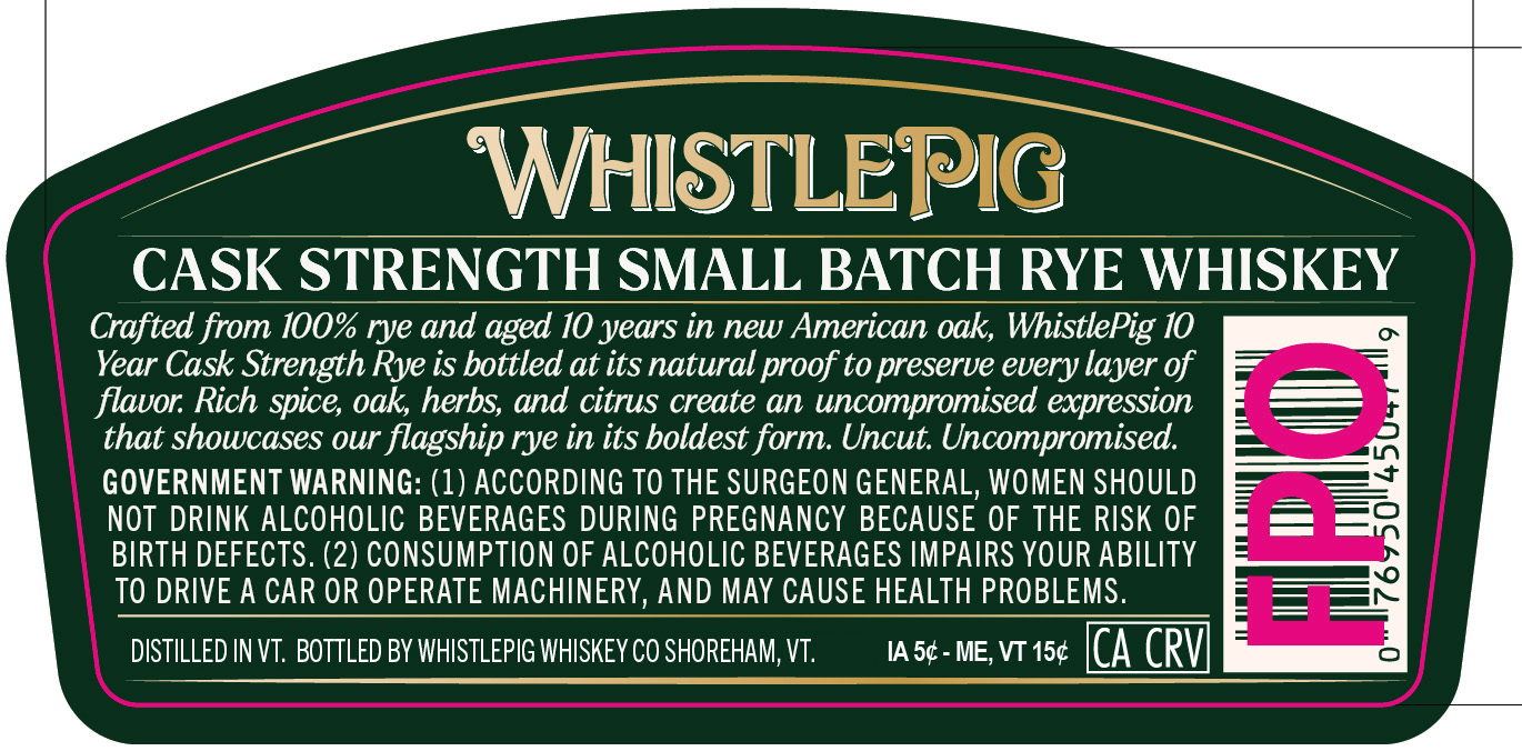 Whistlepig label image 3
