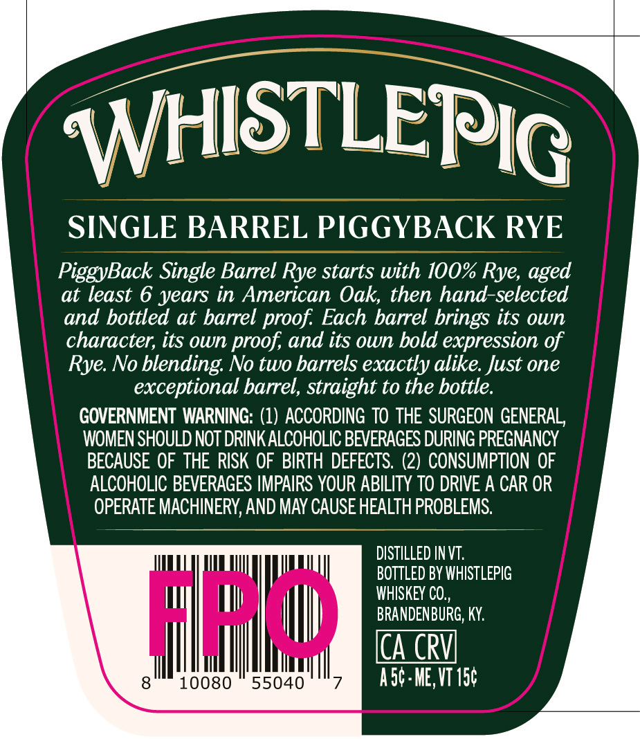Whistlepig label image 2