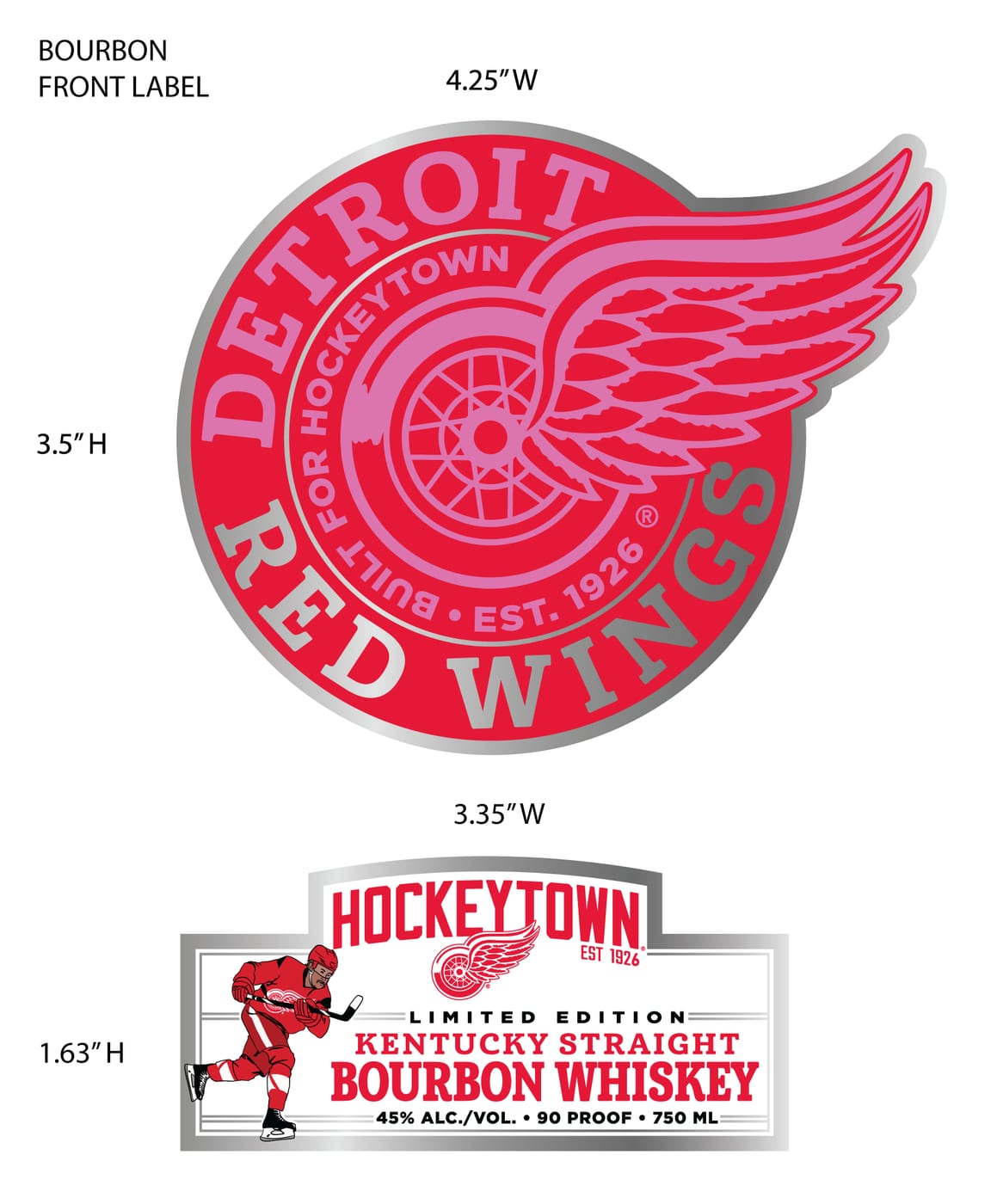 Detroit Red Wings label