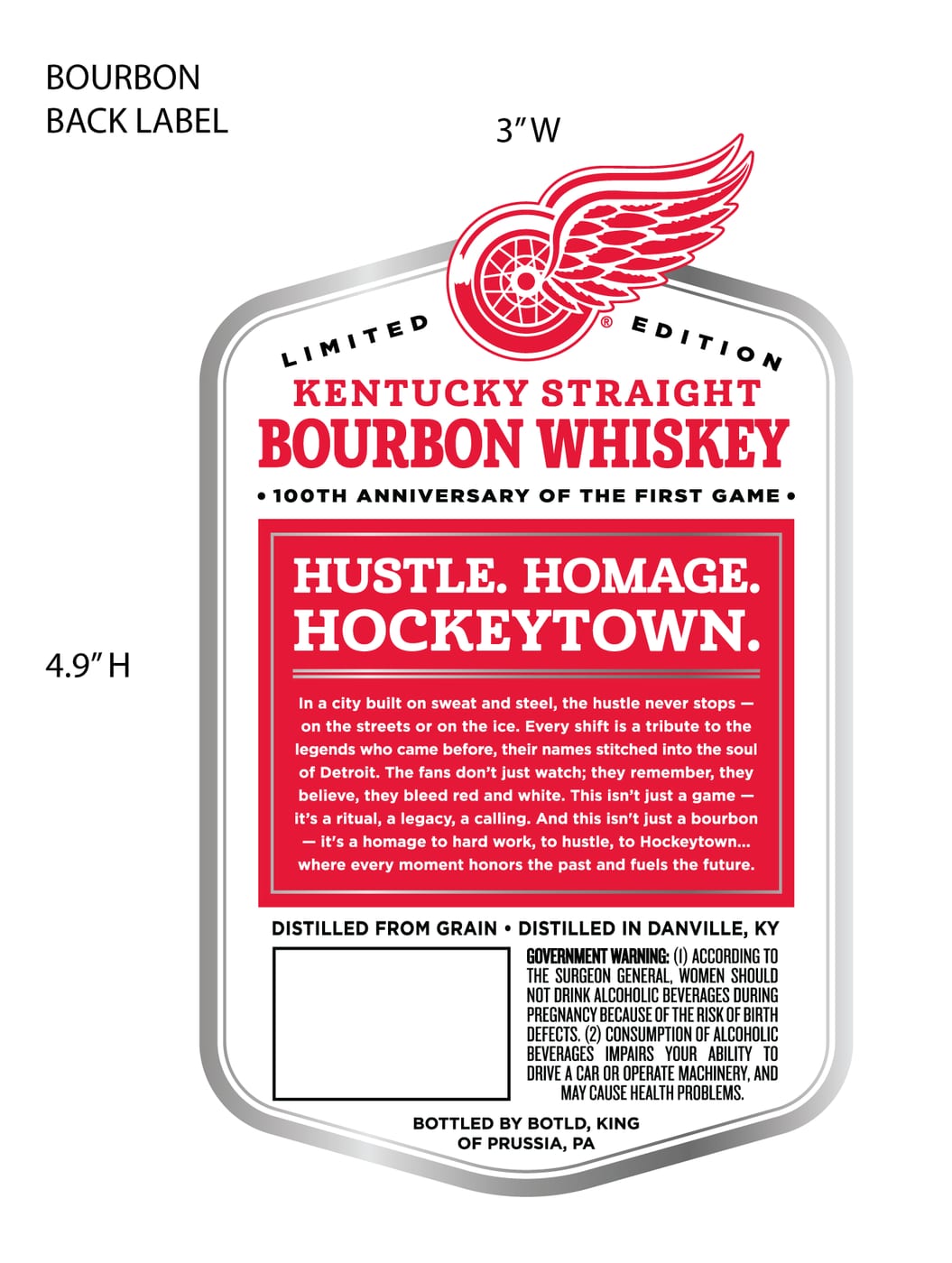 Detroit Red Wings label image 2