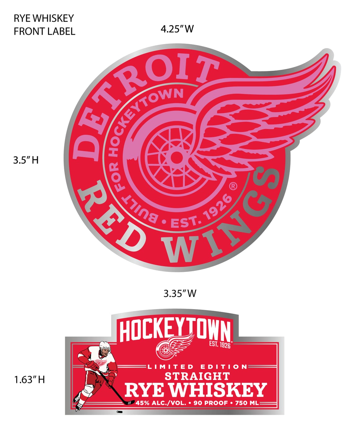 Detroit Red Wings label