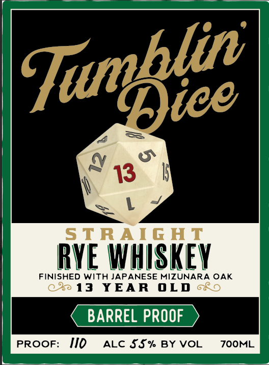 Tumblin Dice label