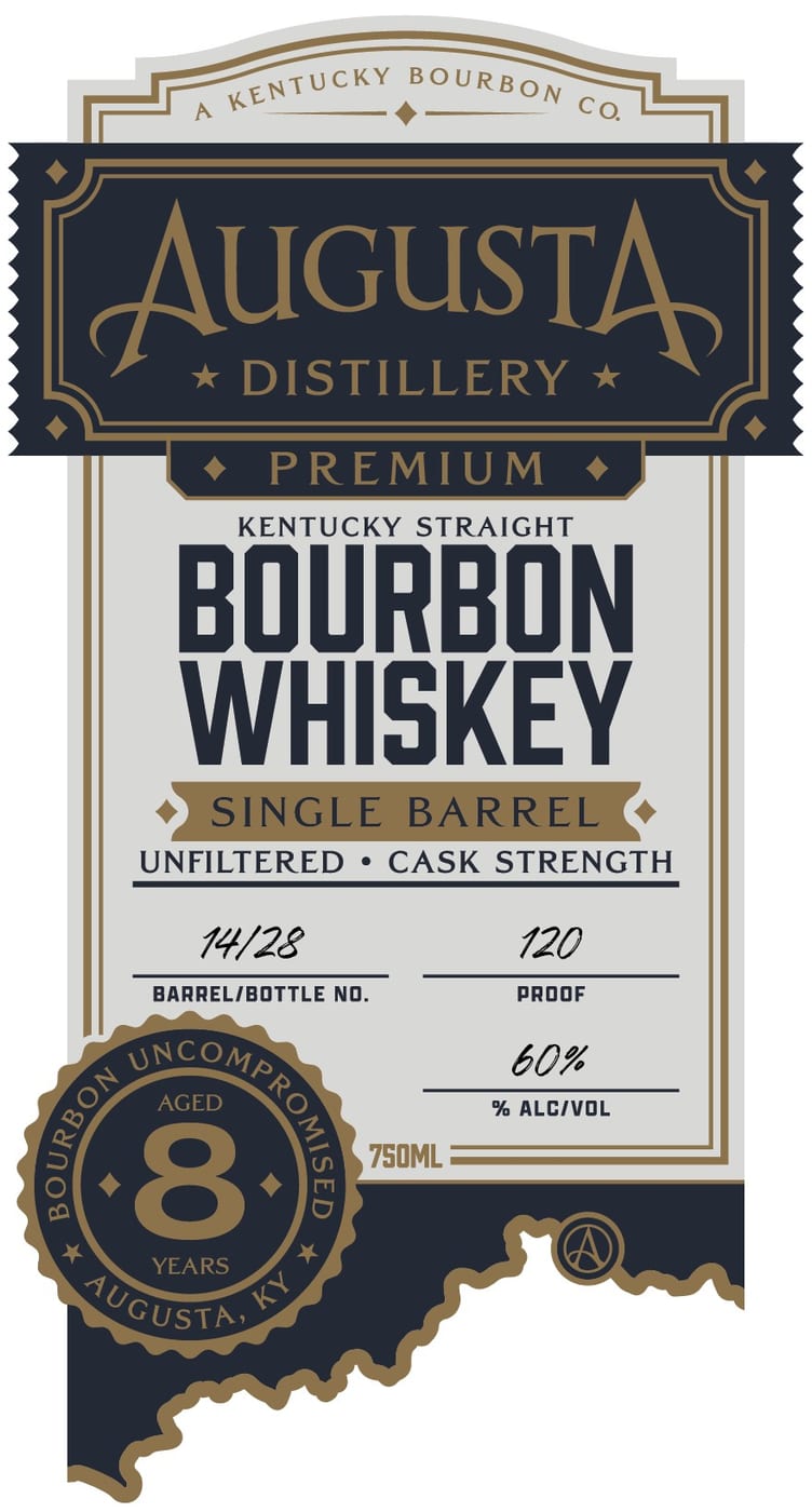 Augusta Distillery label