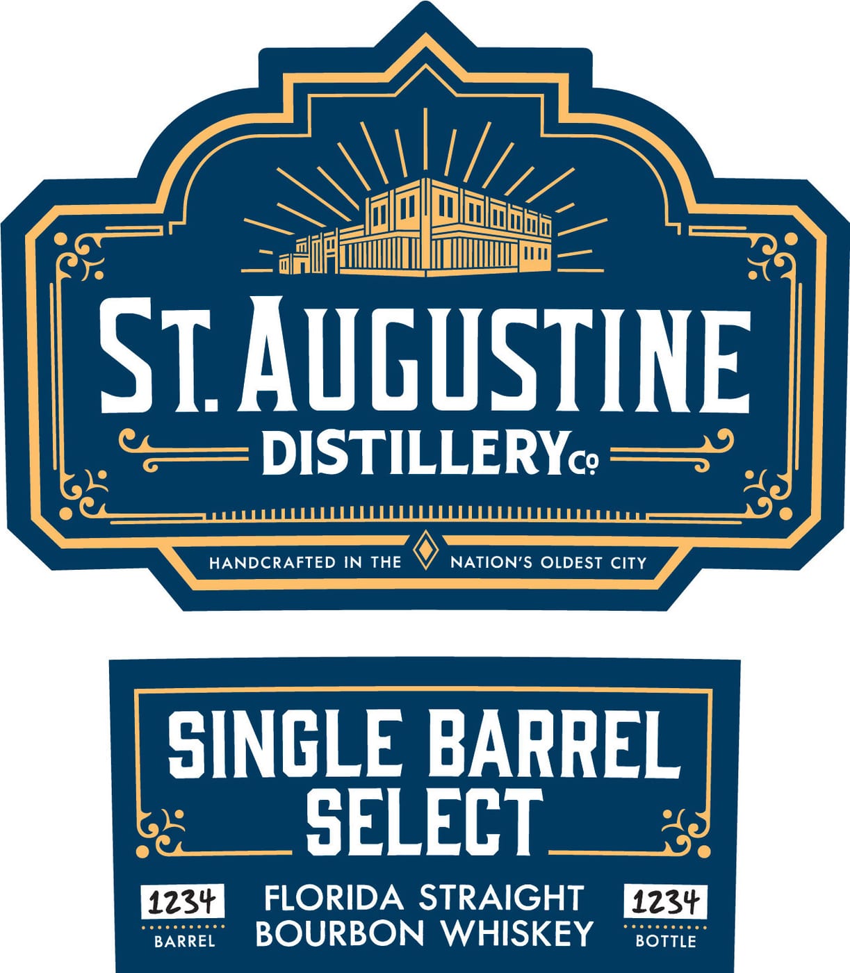 St. Augustine Distillery label