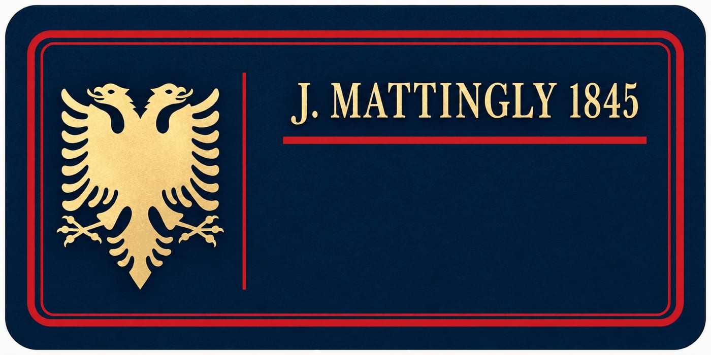 J. Mattingly 1845 Fiori D' Italia Small Batch Blended Bourbon label image 3