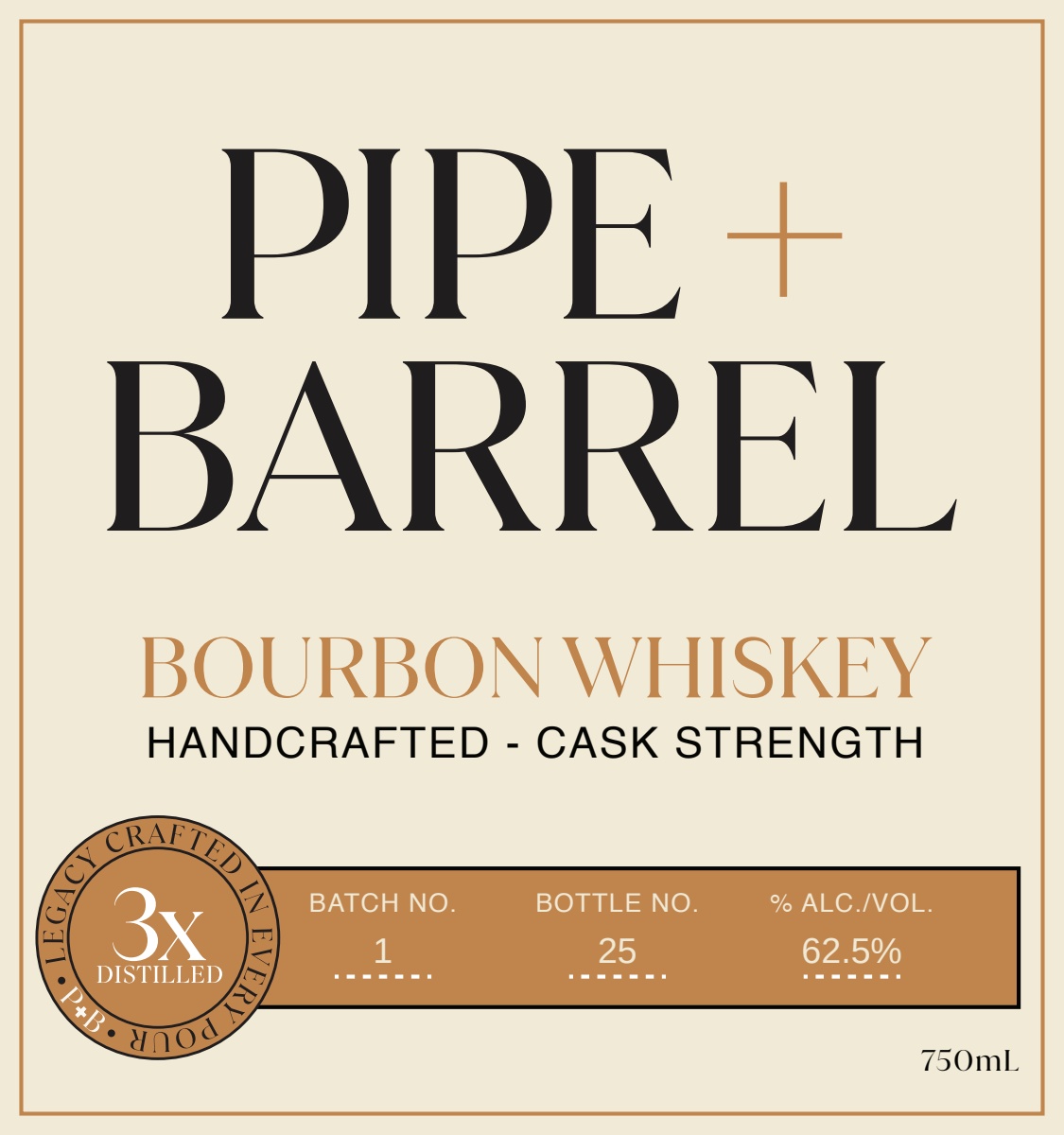 Pipe & Barrel label