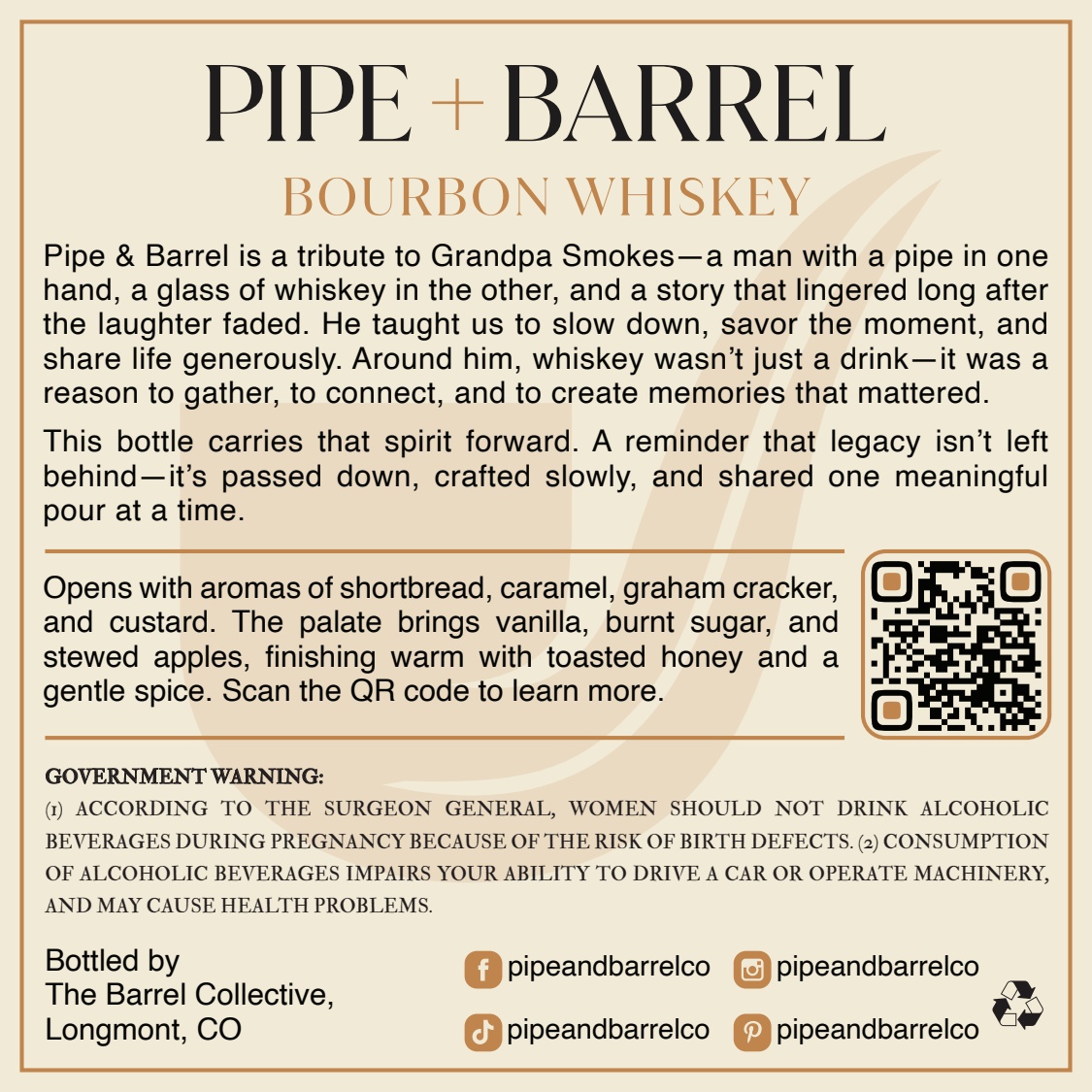 Pipe & Barrel label image 2