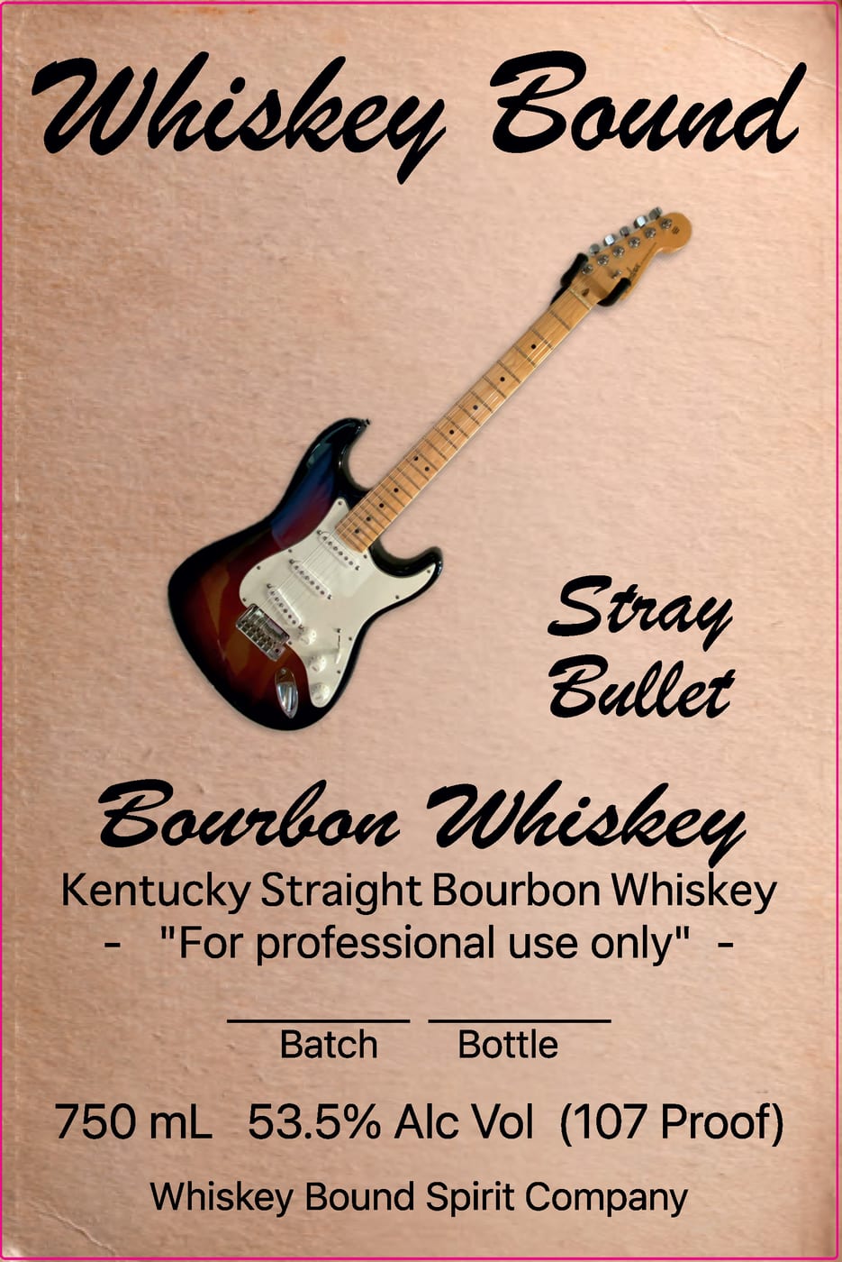 Whiskey Bound label