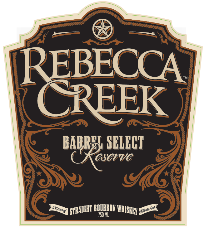 Rebecca Creek Barrel Select Reserve label