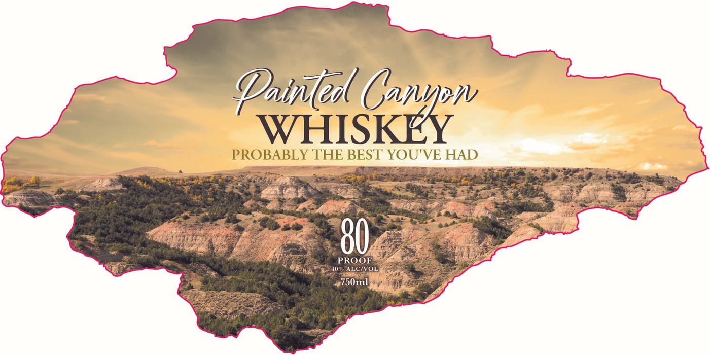 Painted Canyon label