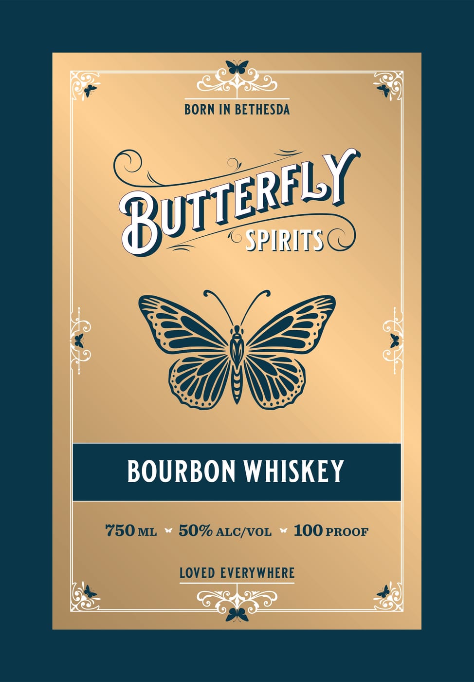 Butterfly Spirits label