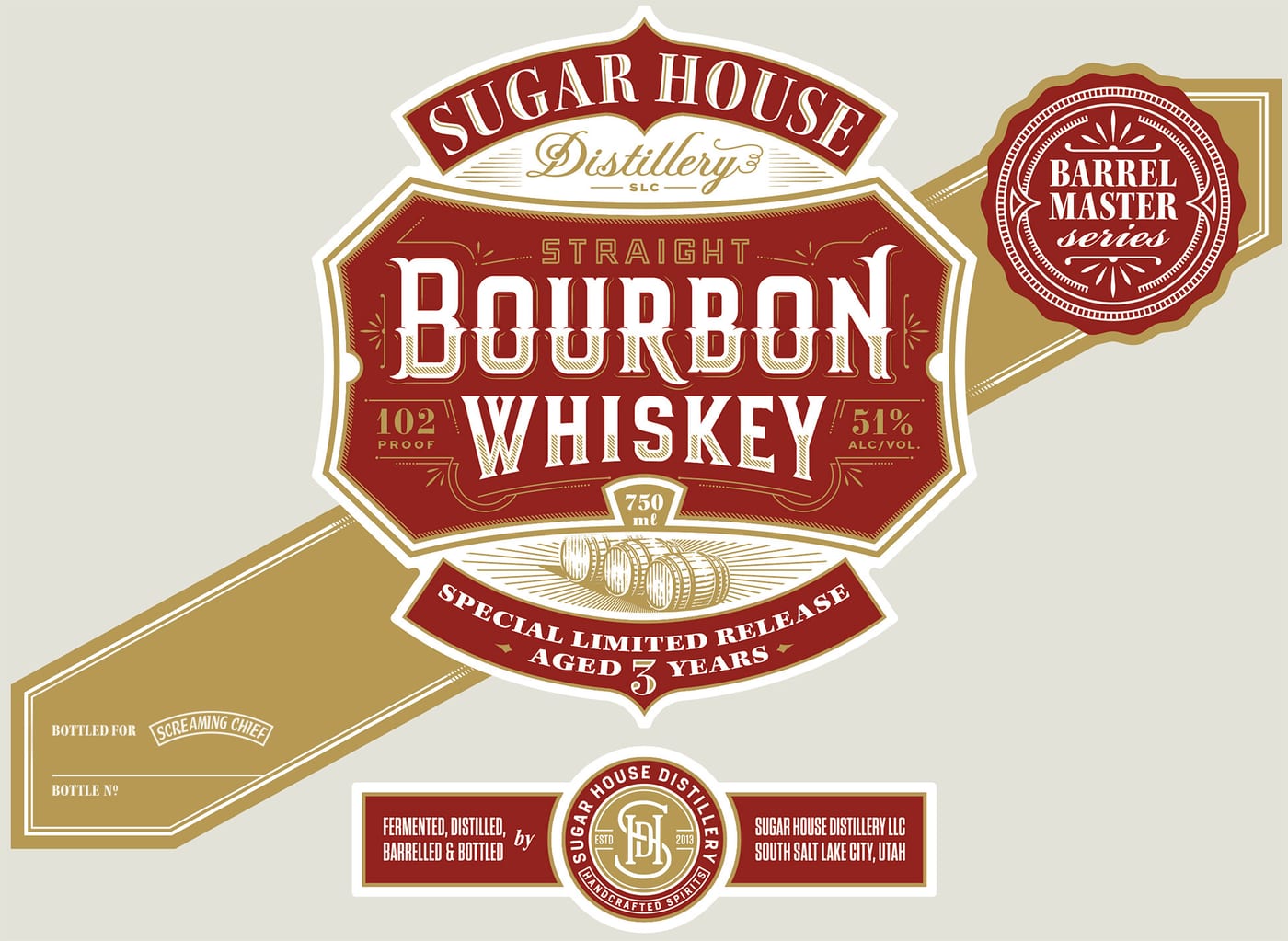 Sugar House Distillery label
