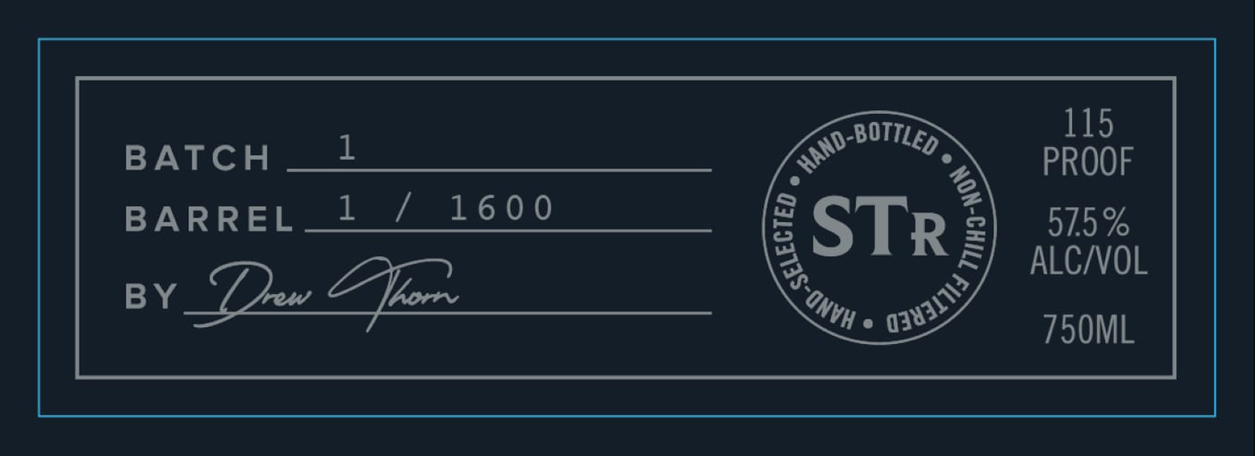 Silverthorn Reserve Single Barrel label image 3