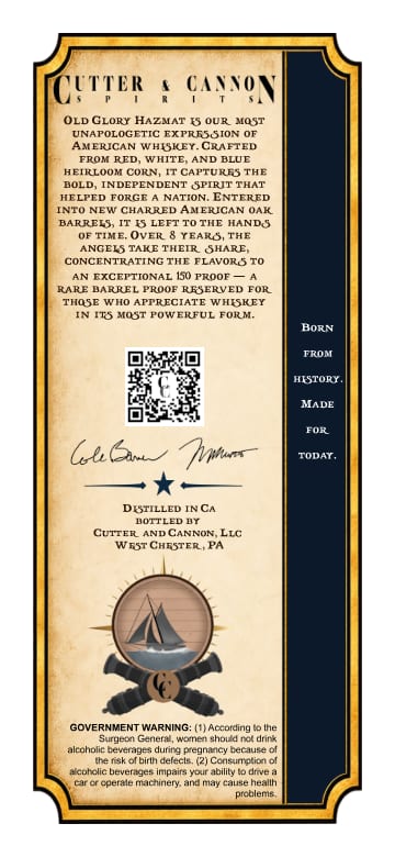 Old Glory label image 2