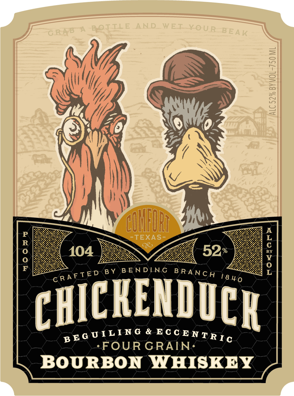 Chickenduck label