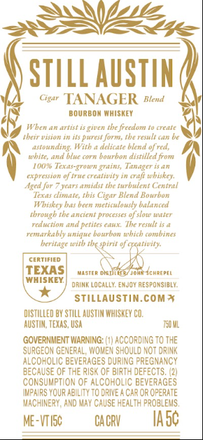 Still Austin Tanager 2026 Edition label image 4