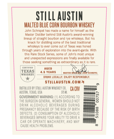 Still Austin Rare Stock label image 2