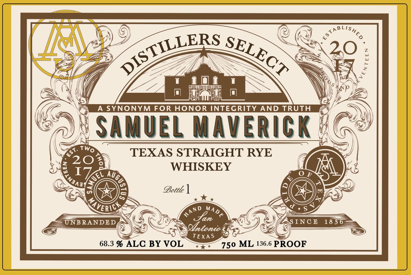 Samuel Maverick label