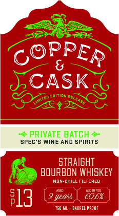 Copper & Cask label