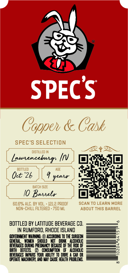 Copper & Cask label image 3