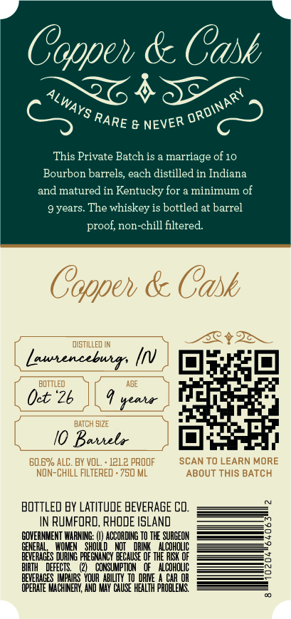 Copper & Cask label image 3