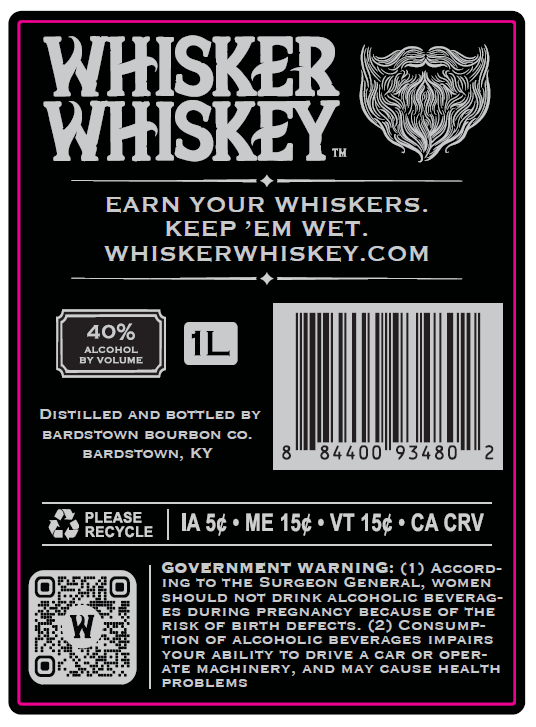 Whisker Whiskey label image 2