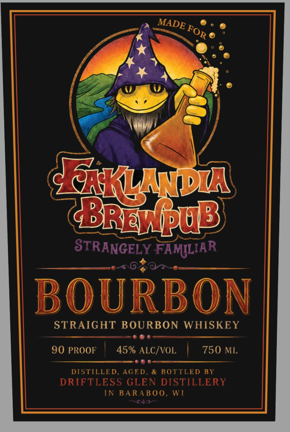 Faklandia Brewpub label