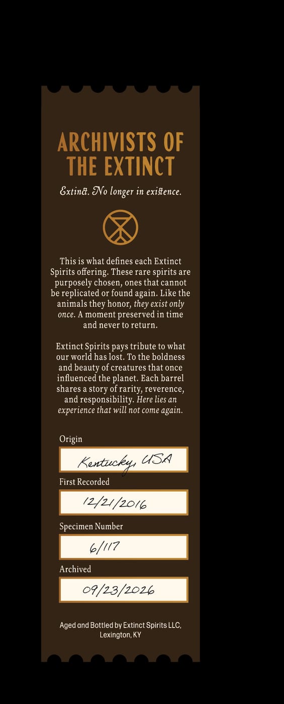 Extinct Spirits label image 3