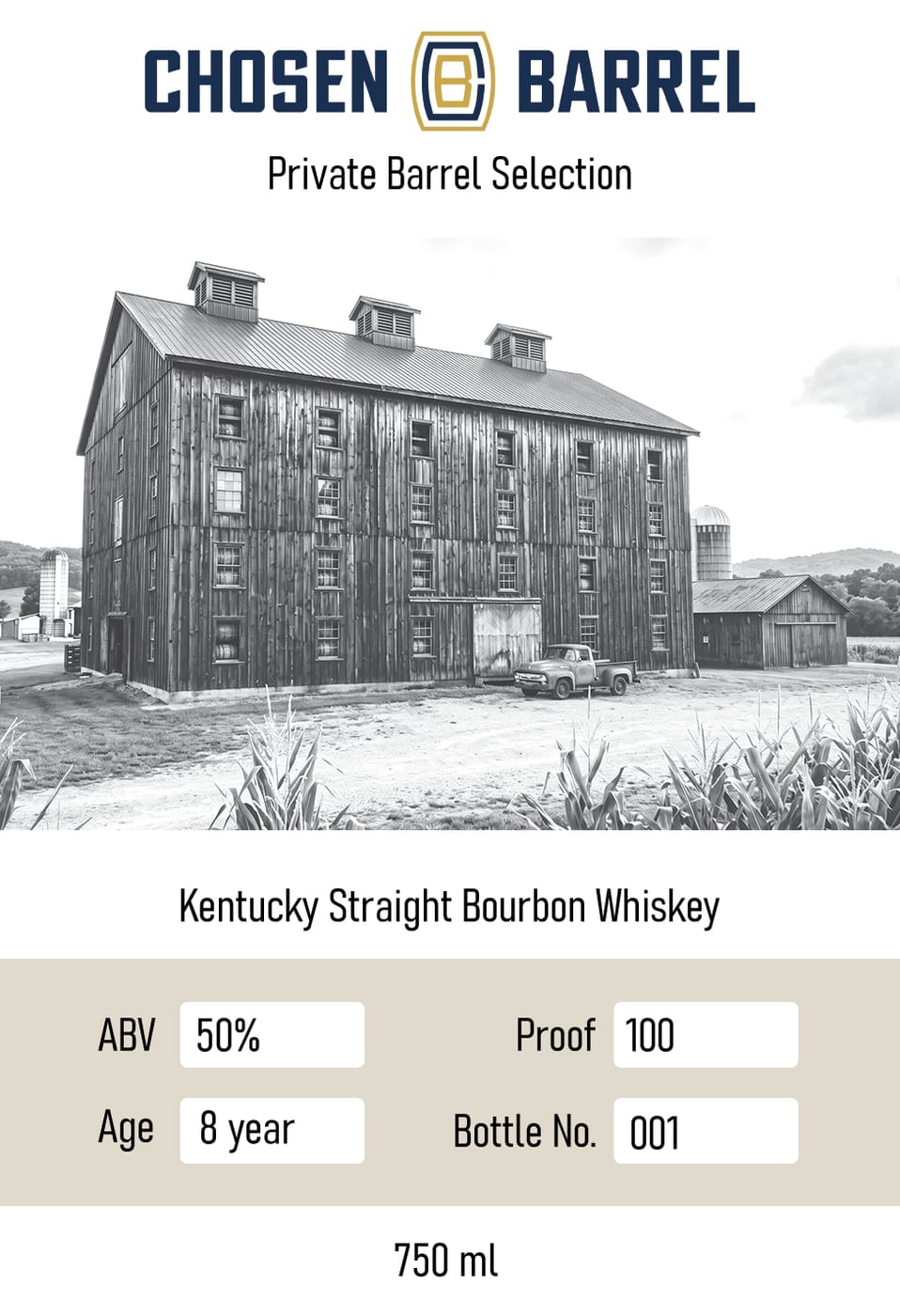 Chosen Barrel label