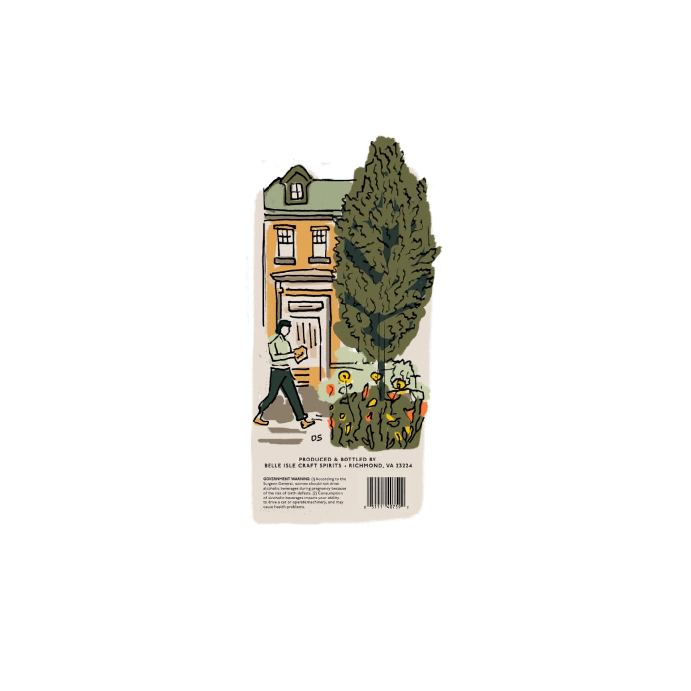 Belle Isle Bourbon label image 2