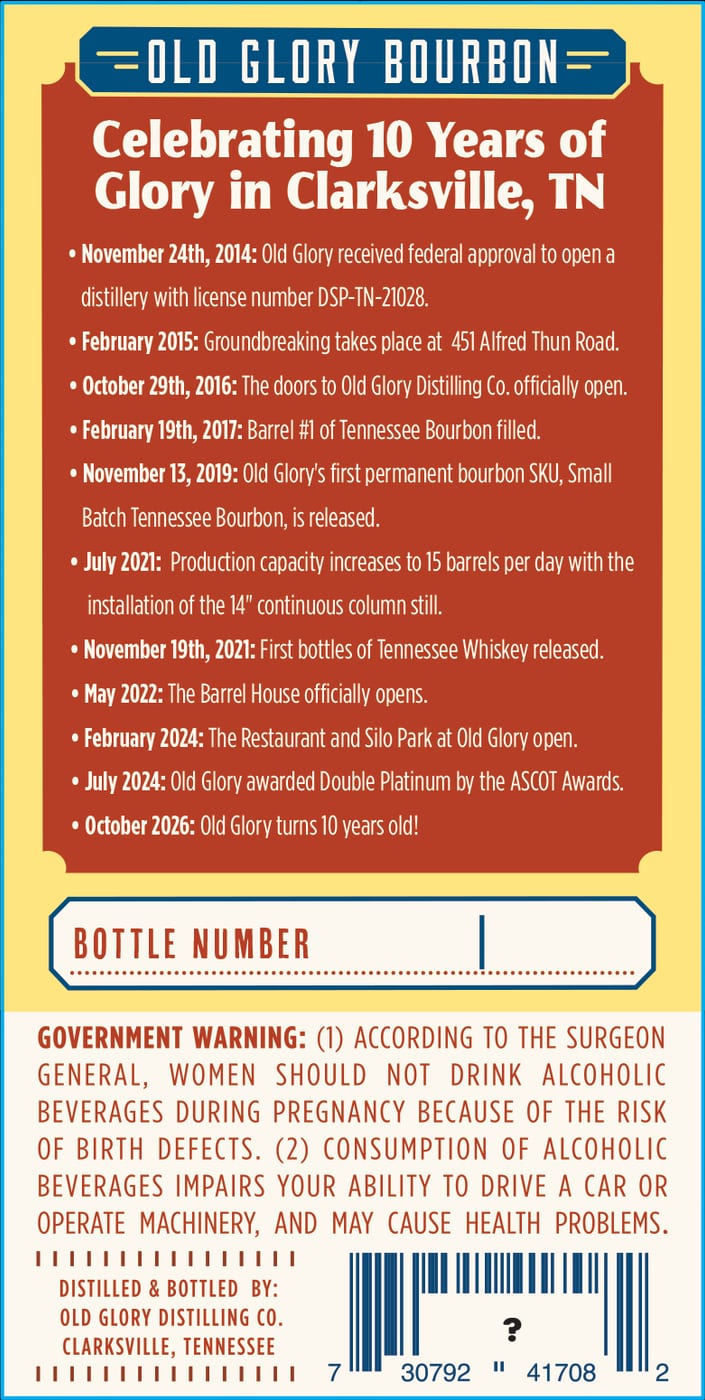 Tennessee Bourbon label image 2