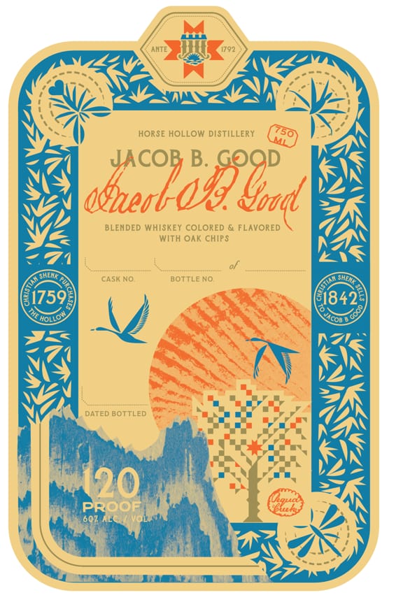Horse Hollow Distillery label