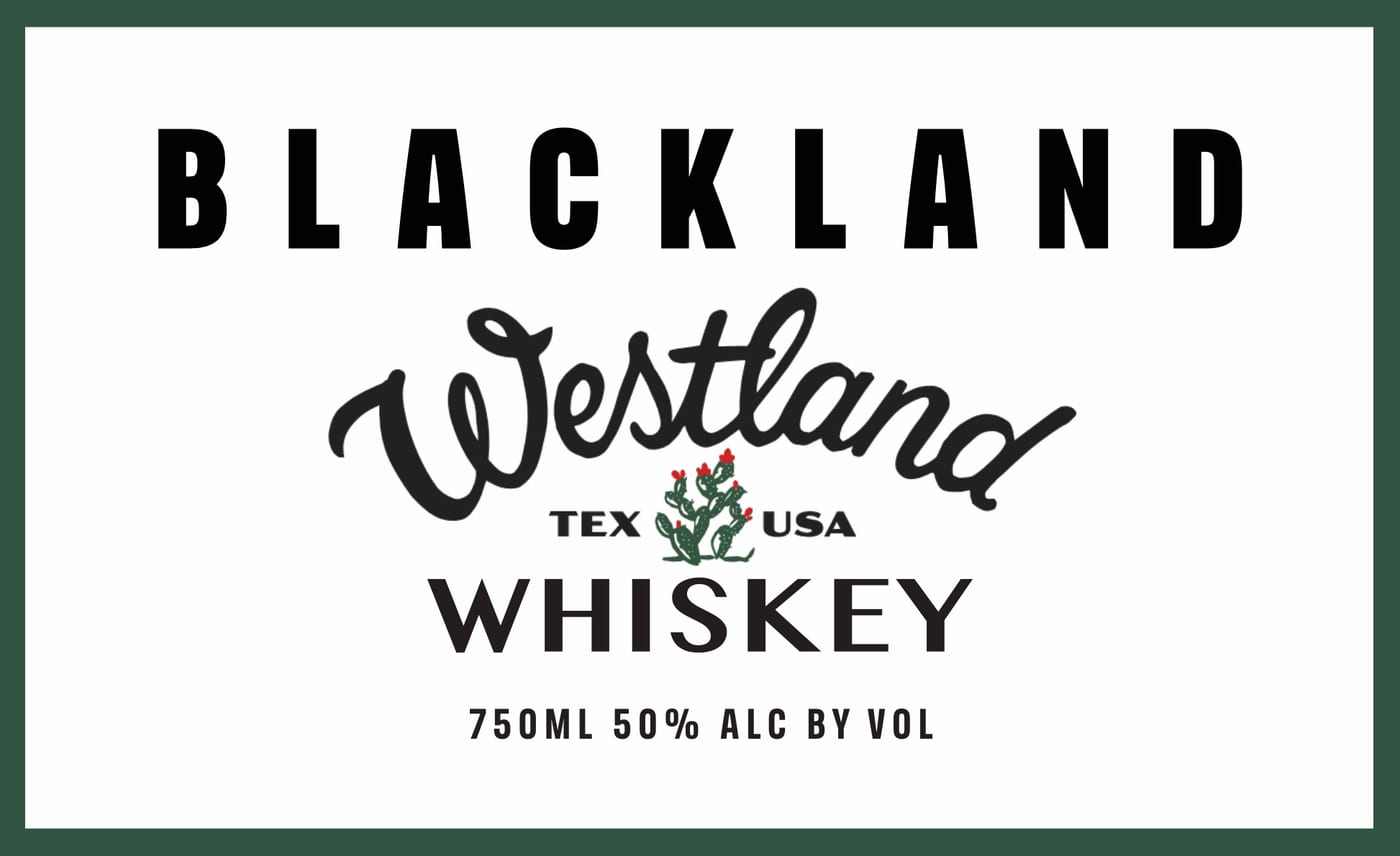 Westland Whiskey label